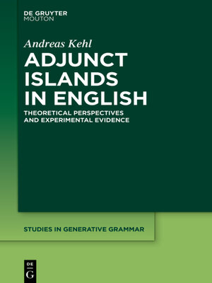 cover image of Adjunct Islands in English